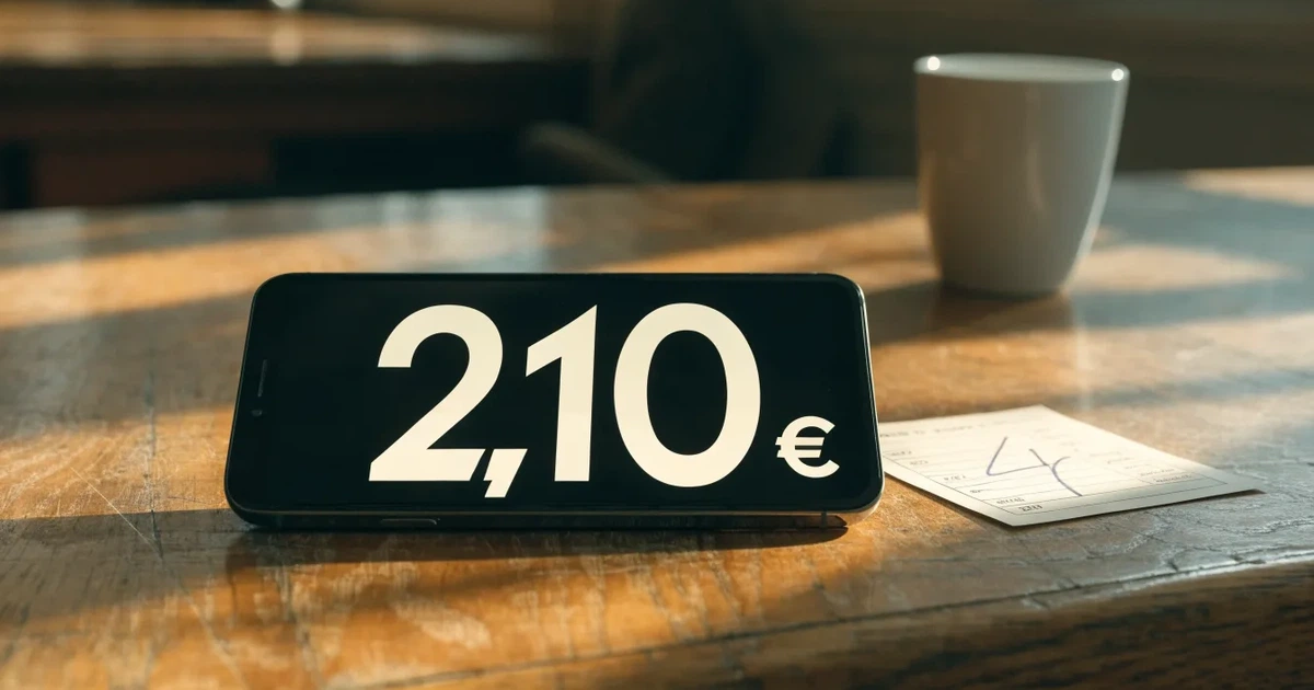 Um cartão de oferta com uma fita dourada ao lado de um talão de apostas numa bancada de madeira